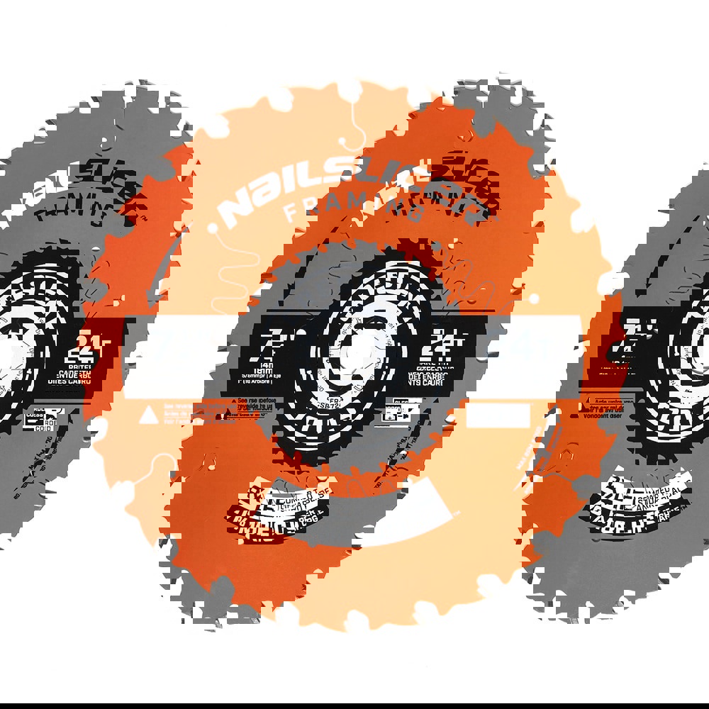 Wet & Dry Cut Saw Blade: 7-1/4